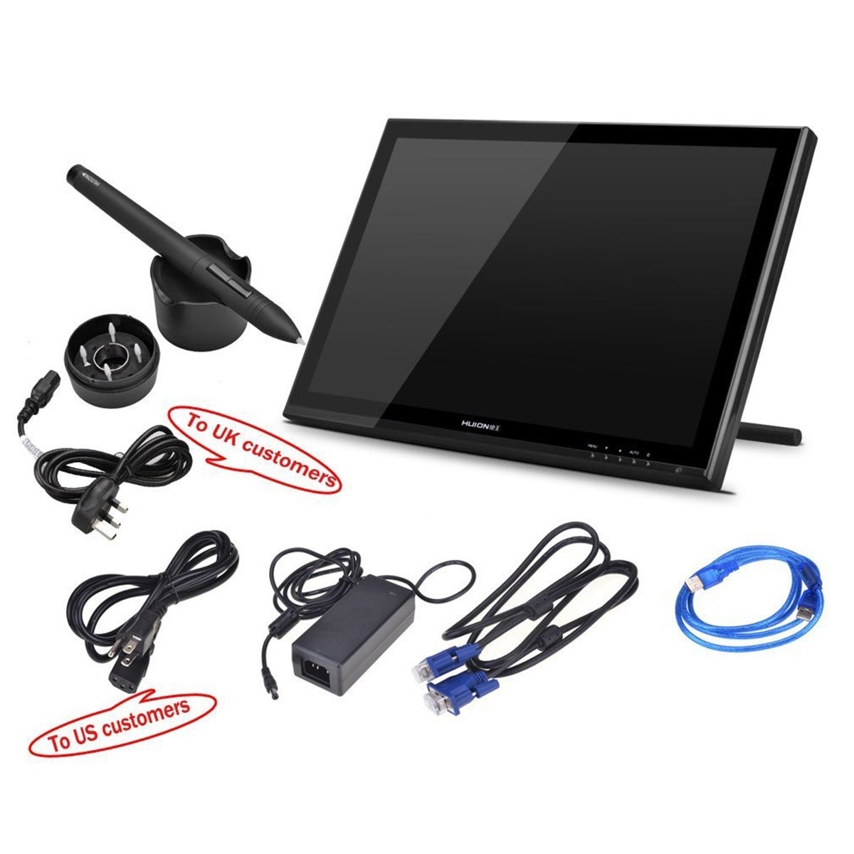 Huion: GT-190 - 19" Graphics Display with Pen | at Mighty Ape NZ