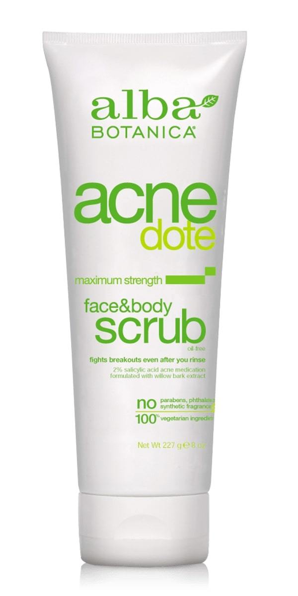 Buy Alba Botanica - AcneDote - Face & Body Scrub, Oil Free ...