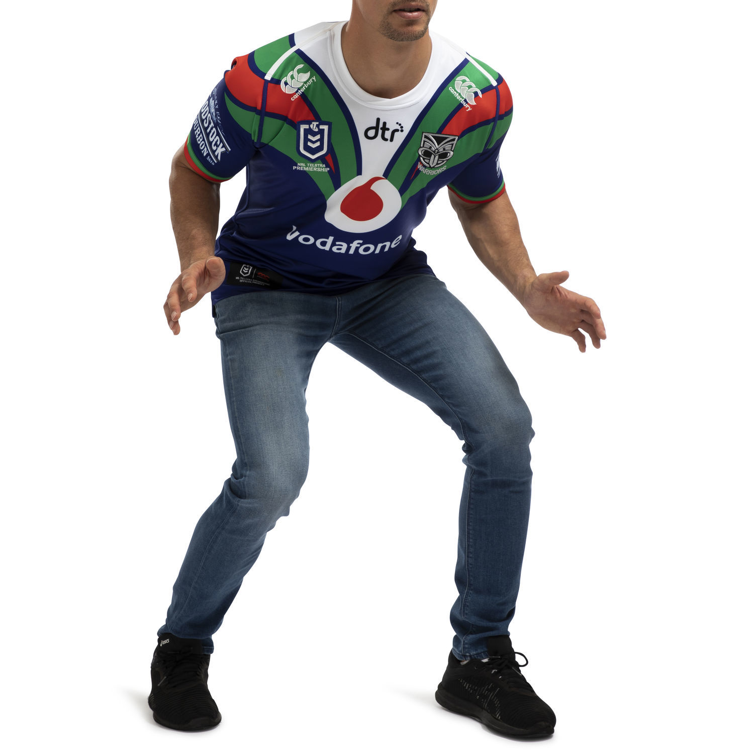 Buy Vodafone Warriors Home Jersey (S) at Mighty Ape NZ