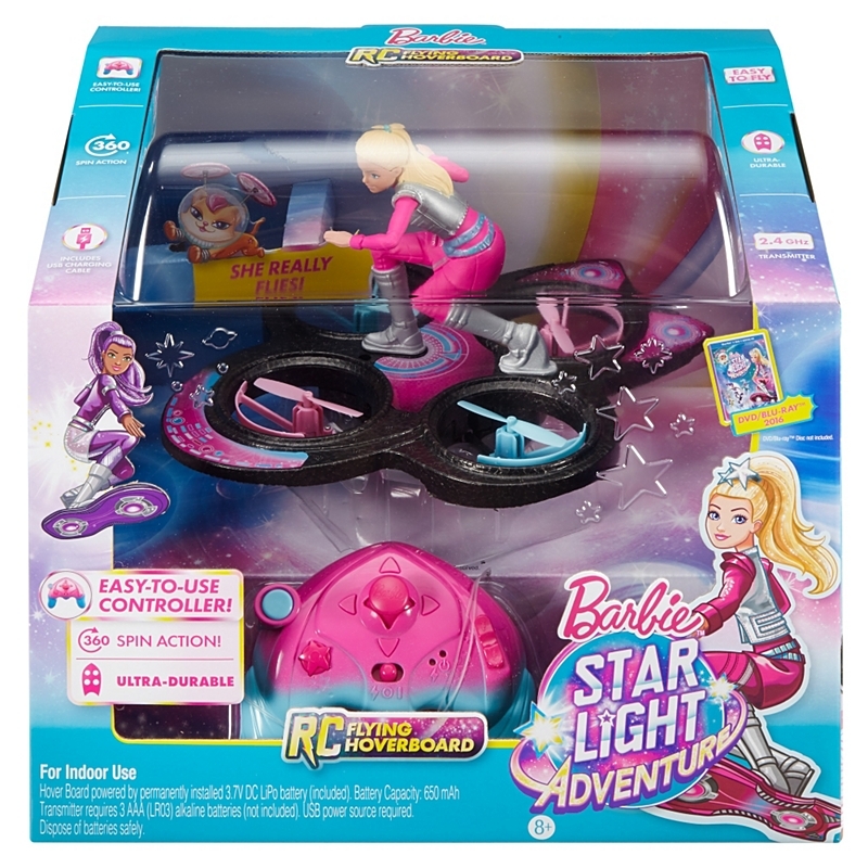 Barbie: Star Light Adventure - Flying RC Hoverboard