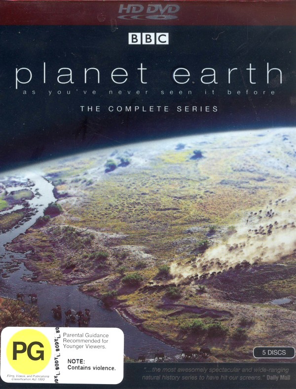 Planet Earth - The Complete Series (5 Disc Box Set) on HD DVD image