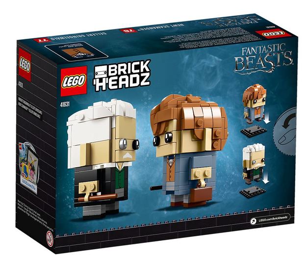 Buy LEGO Brickheadz Newt Scamander & Gellert Grindelwald (41631) at