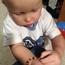 Bambeado Amber Bracelet Baby Bud - Lemon image