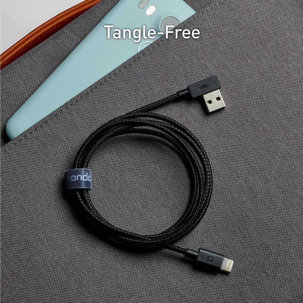 ZUS Super Duty Lightning Cable Right Angle 4ft/1.2m image