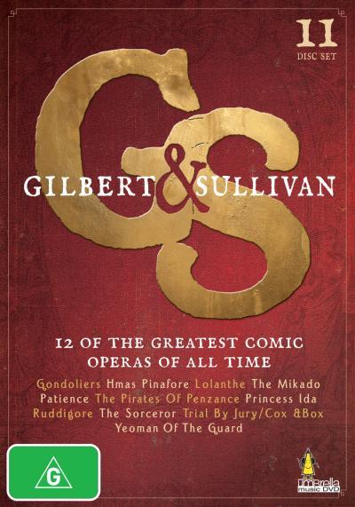 Gilbert & Sullivan (11 Disc Box Set) on DVD