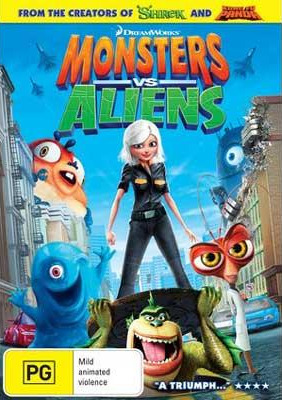 Monsters vs Aliens (Single Disc) on DVD image
