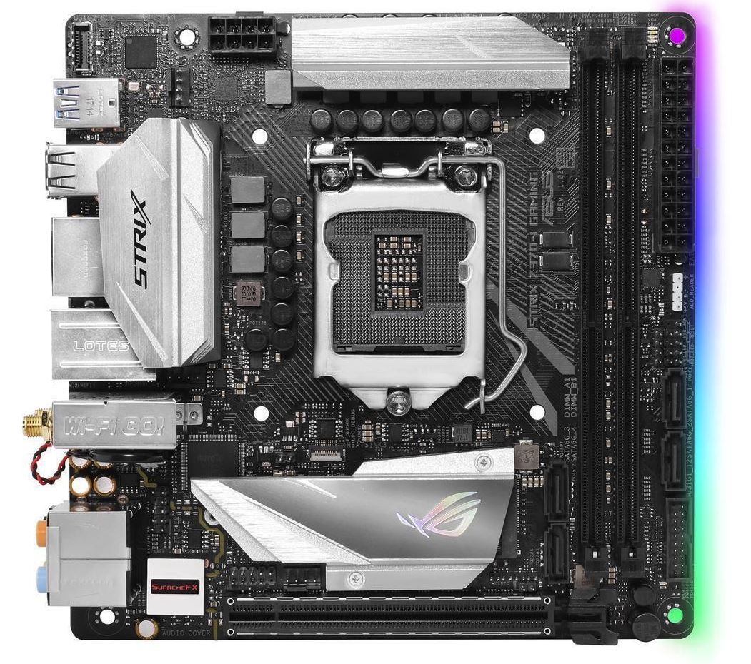 Asus Rog Strix Z370-I Gaming Intel Z370 Mini-Itx Coffee Lake Socket 1151 Motherboard image