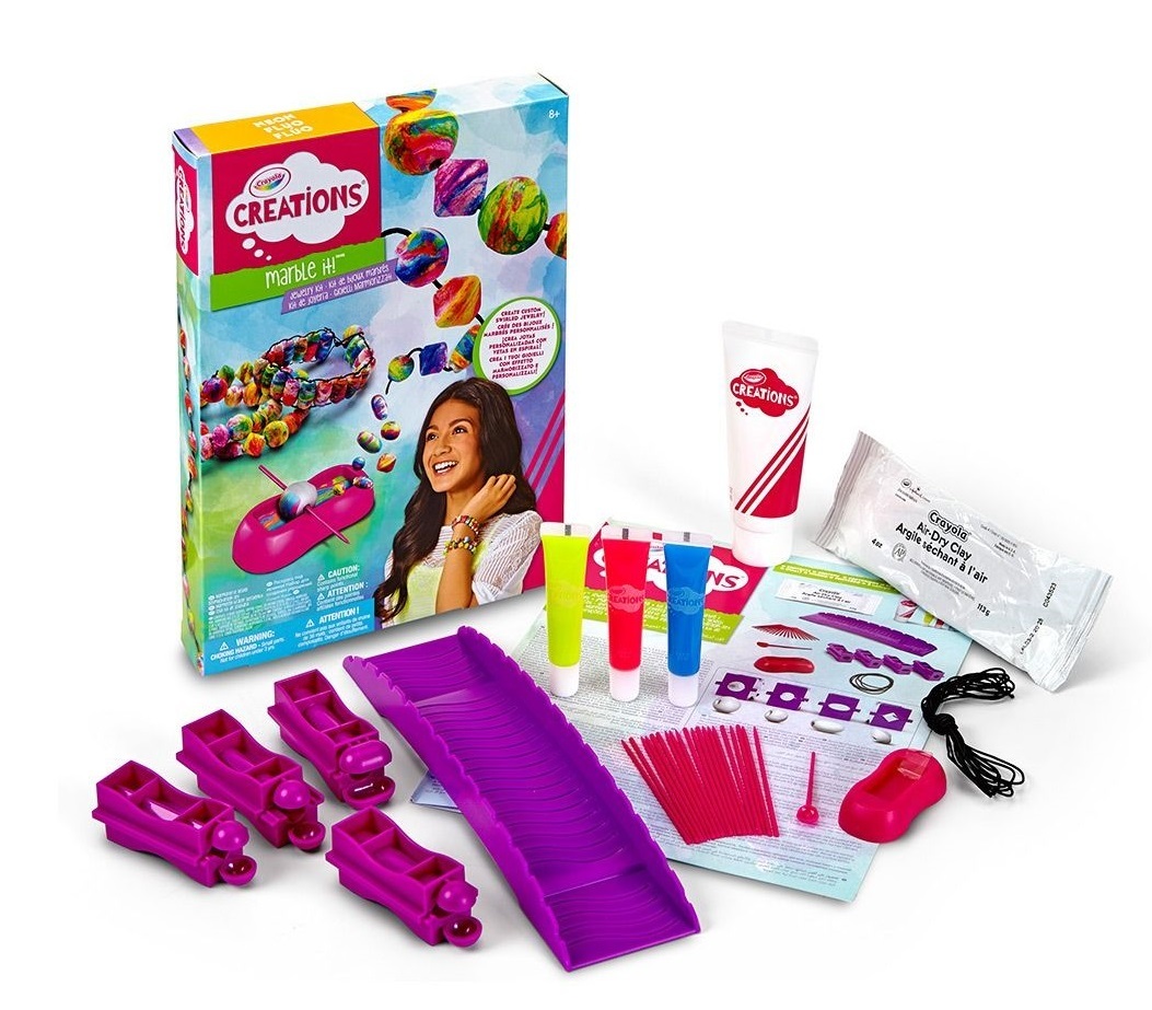 Buy Crayola Creations Marble It! Jewellery Kit at Mighty Ape NZ