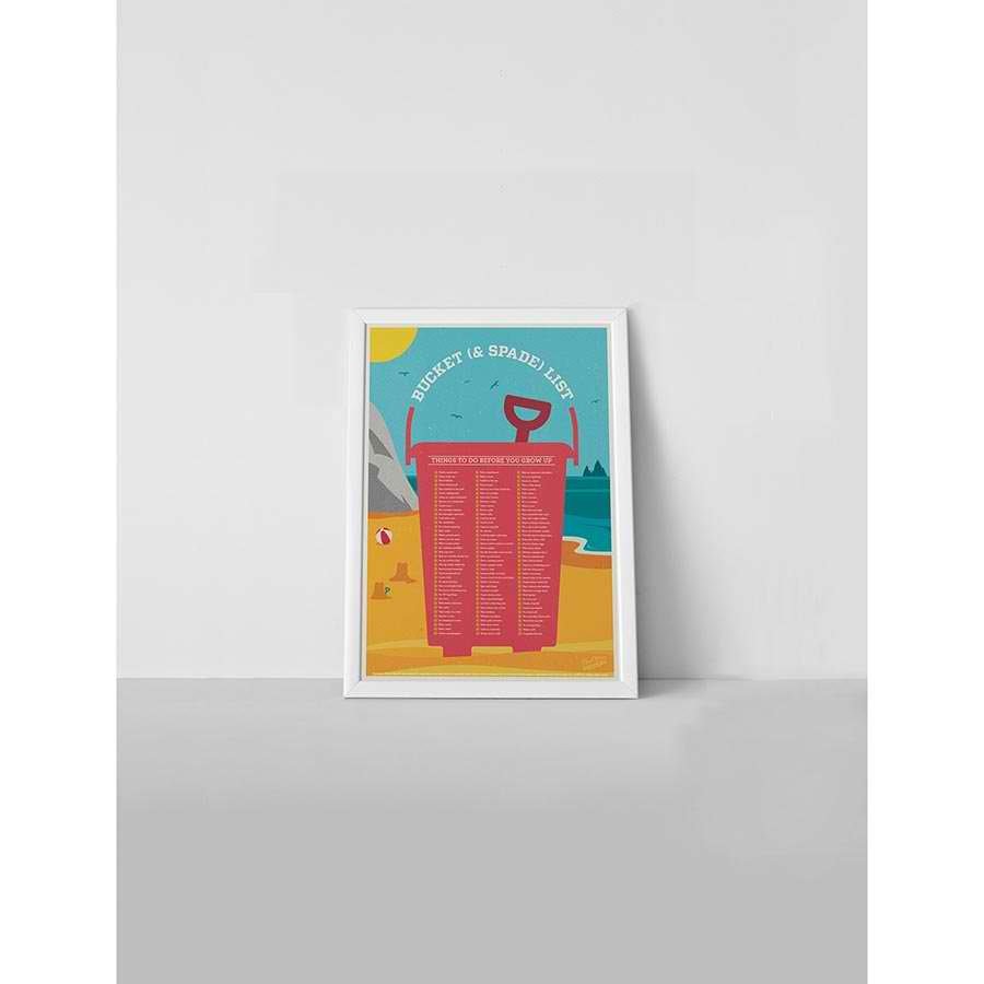 Bucket & Spade List - Scratchable Poster image