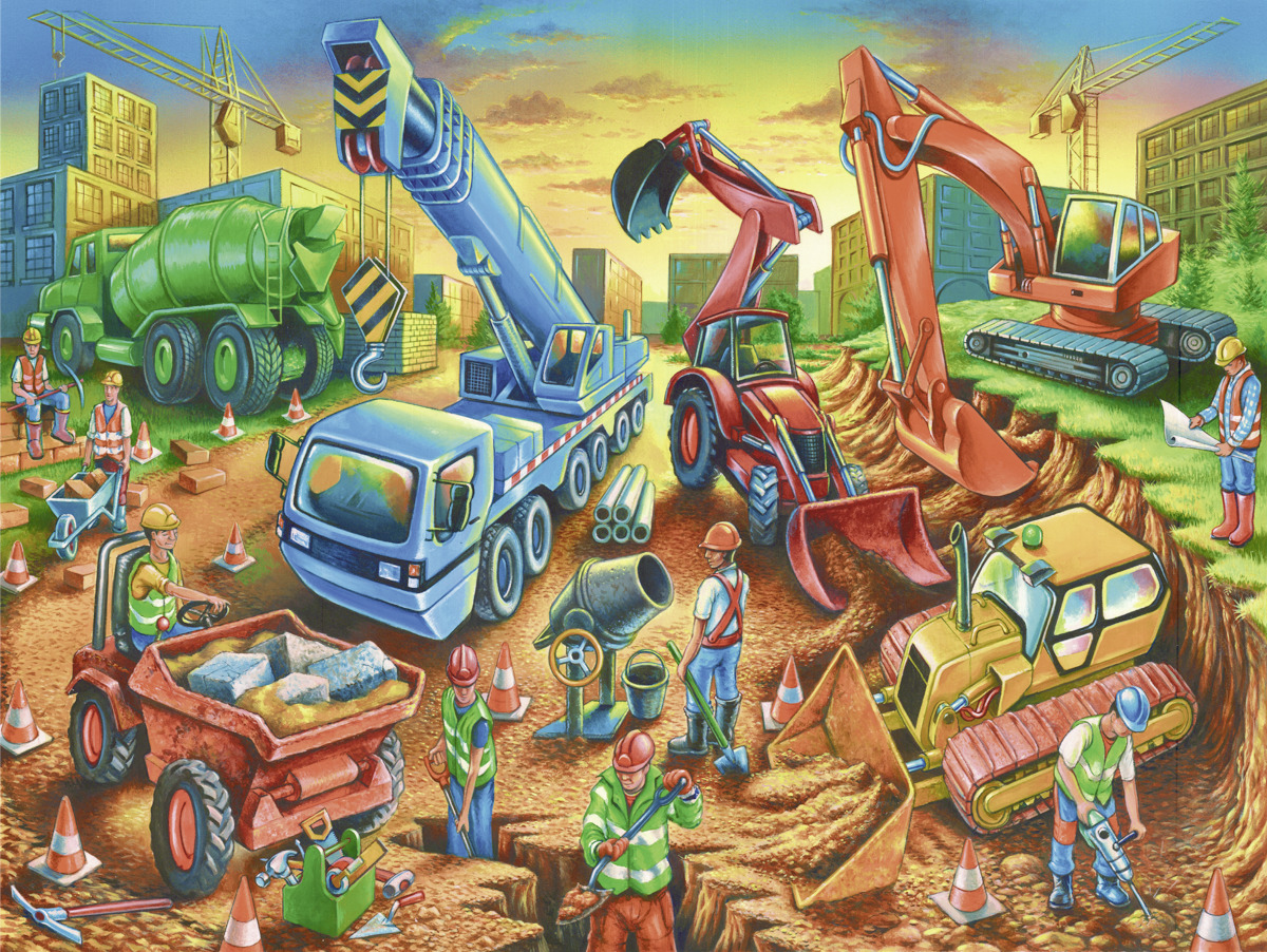 Buy Ravensburger Jigsaw Puzzle Construction Crew at Mighty Ape Australia