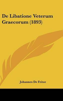 de Libatione Veterum Graecorum (1893) image