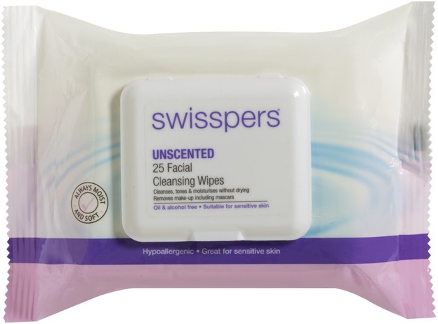 Swisspers Facial Wipes - Unscented (25s)