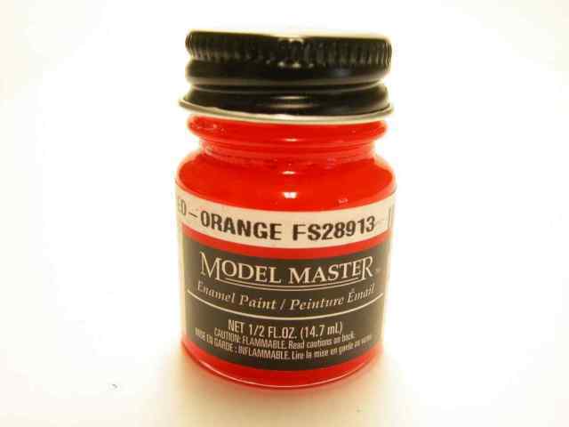 Testors: Enamel Paint - Fluorescent Red/Orange (Semi-Gloss) image