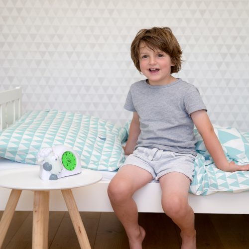 Zazu Sam the Sheep Sleep Trainer Clock - Grey image