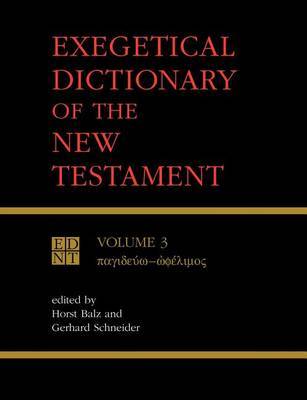 Exegetical Dictionary of the New Testament: v. 3 image