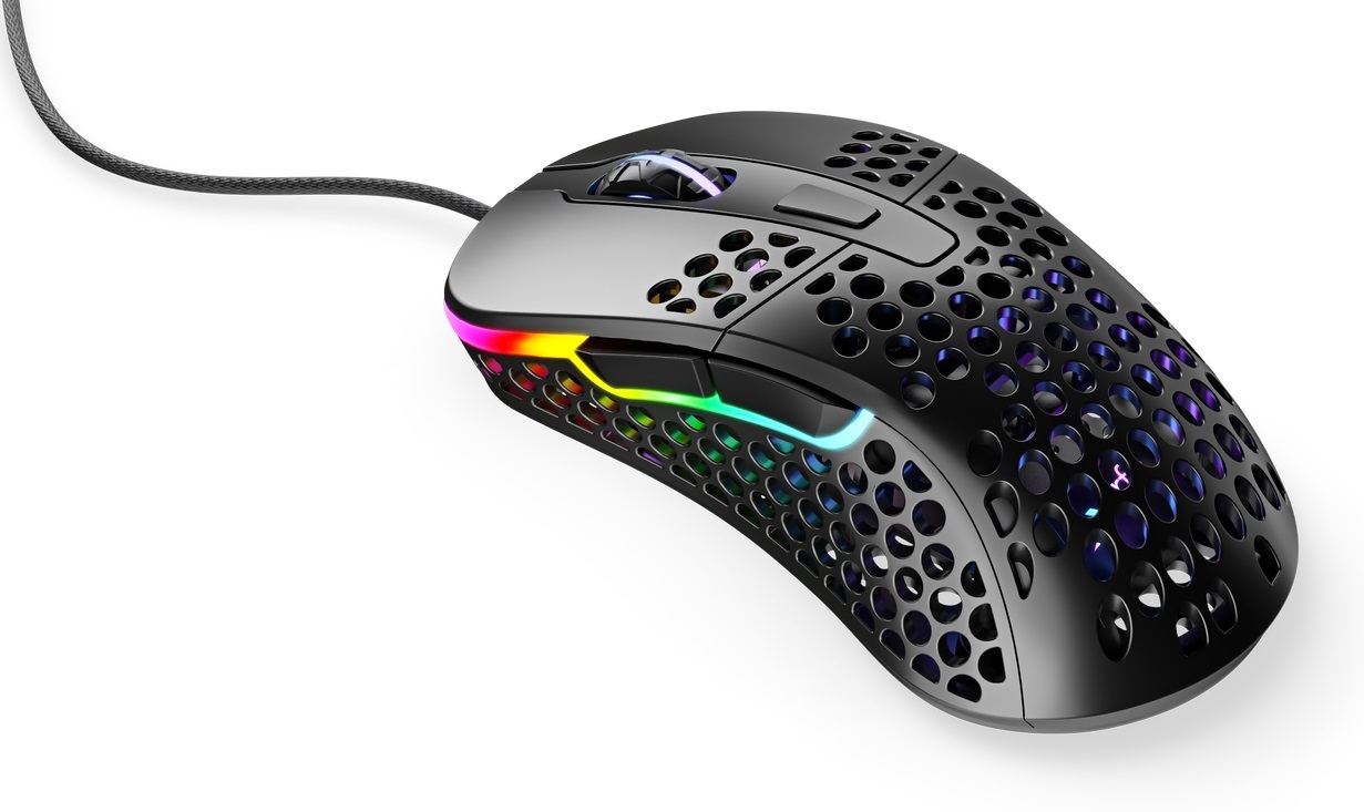 XTRFY M4 Ultra-Light RGB Gaming Mouse (Black) on PC