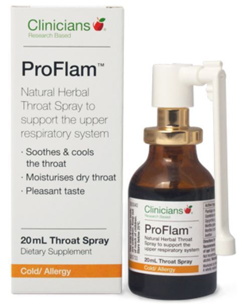 Clinicians ProFlam Throat Spray (20ml) image