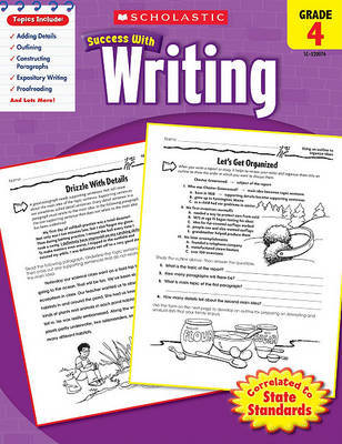 Scholastic Success with Writing, Grade 4 by Barbara Adams image
