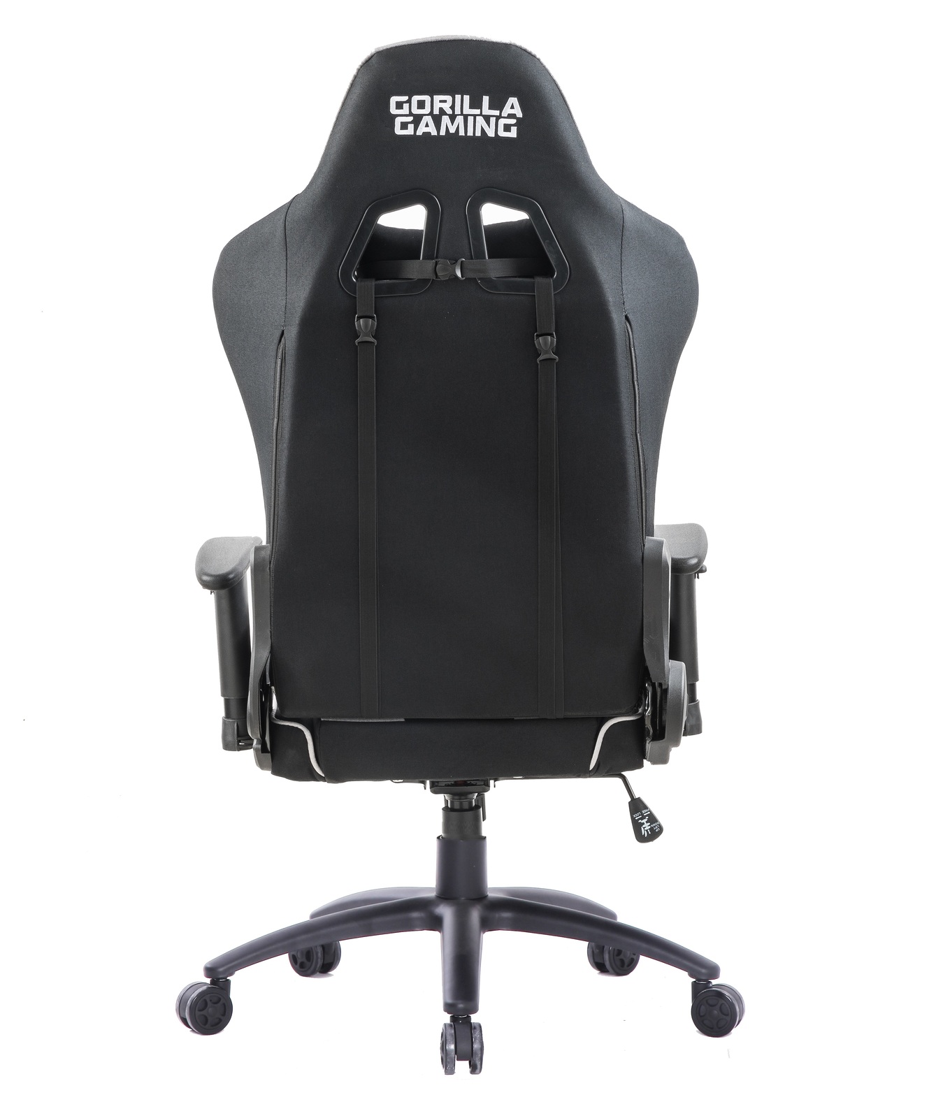 Gorilla Gaming Commander Chair - Black & Grey (Fabric) for image