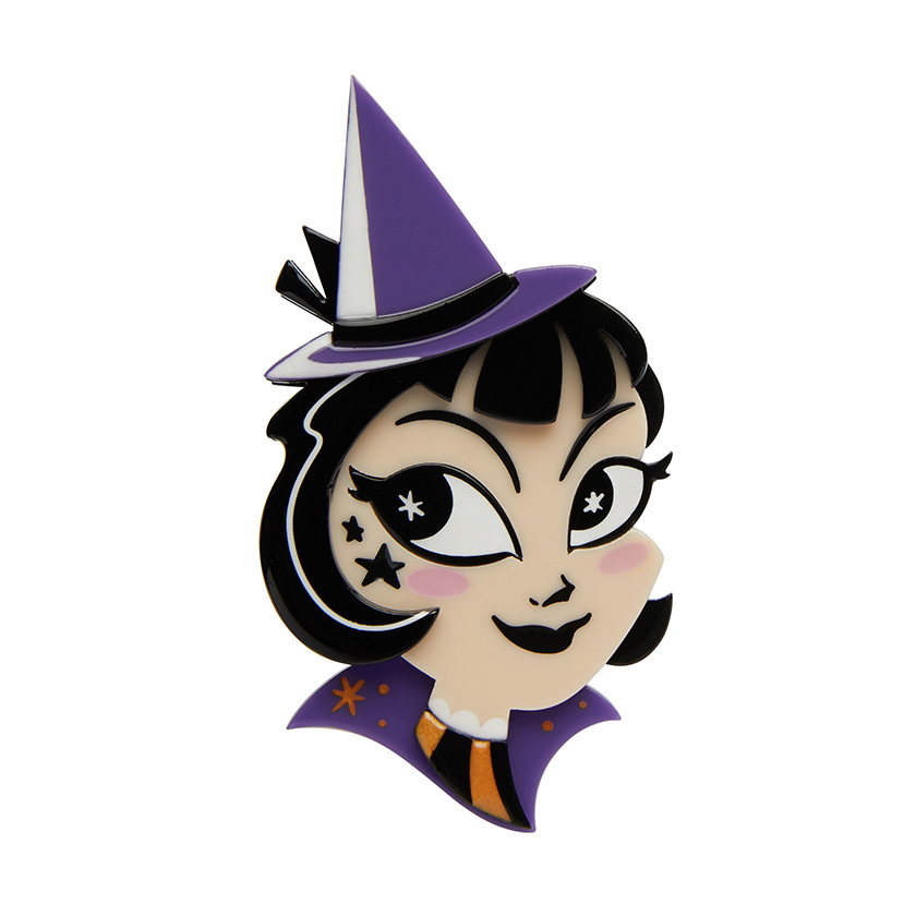 Erstwilder Kitschy Witch Which Witch? Brooch at Mighty Ape NZ