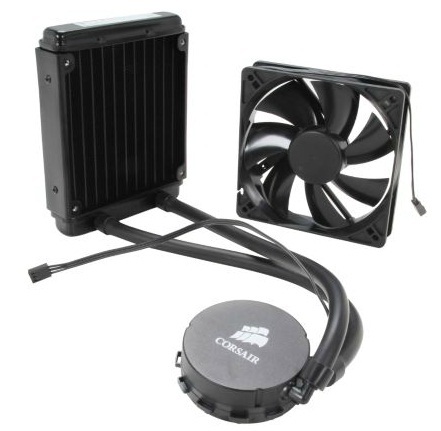 120mm Corsair Cooling Hydro Series H55 AIO CPU Cooler image