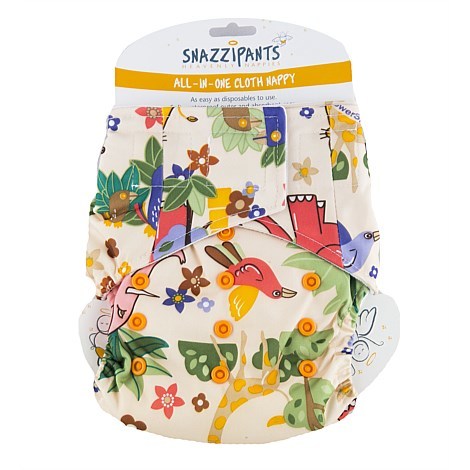 Snazzi Pants: All In One Reusable Nappy - Jungle