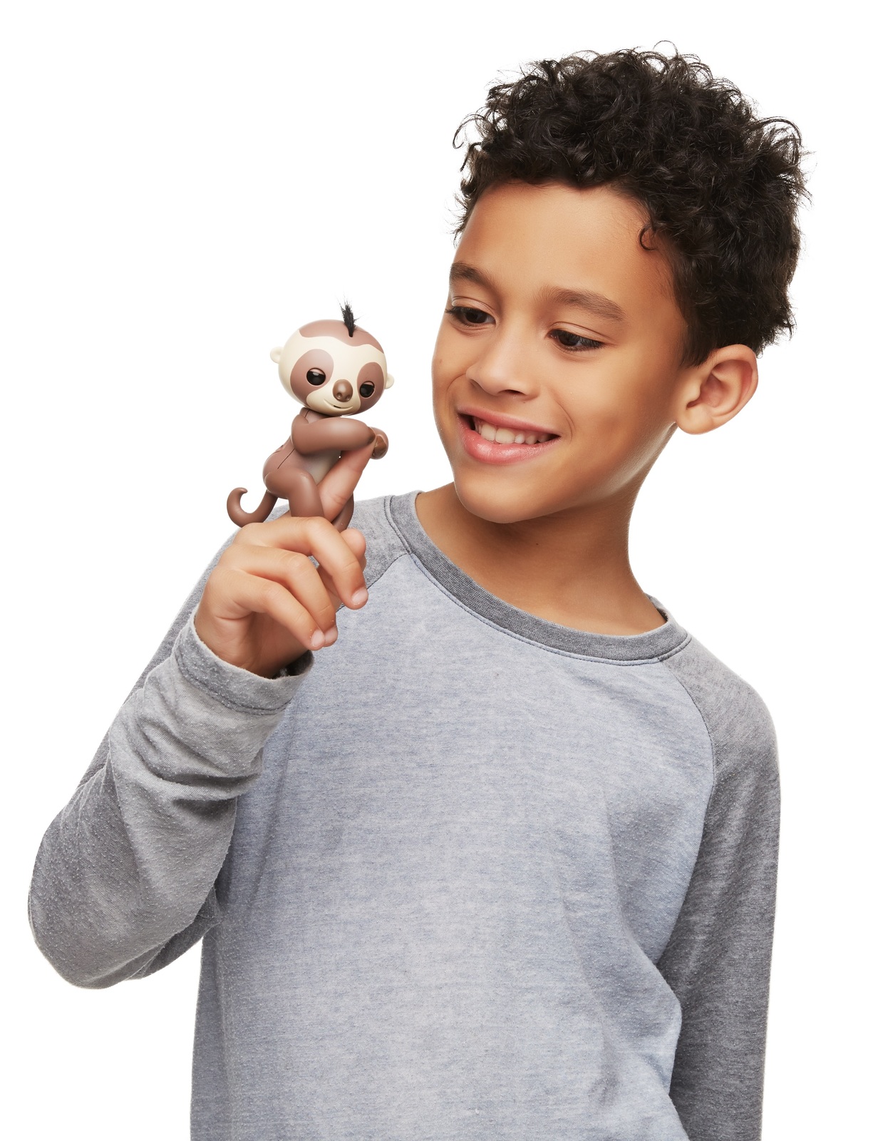 Fingerlings: Interactive Baby Sloth - Brown image