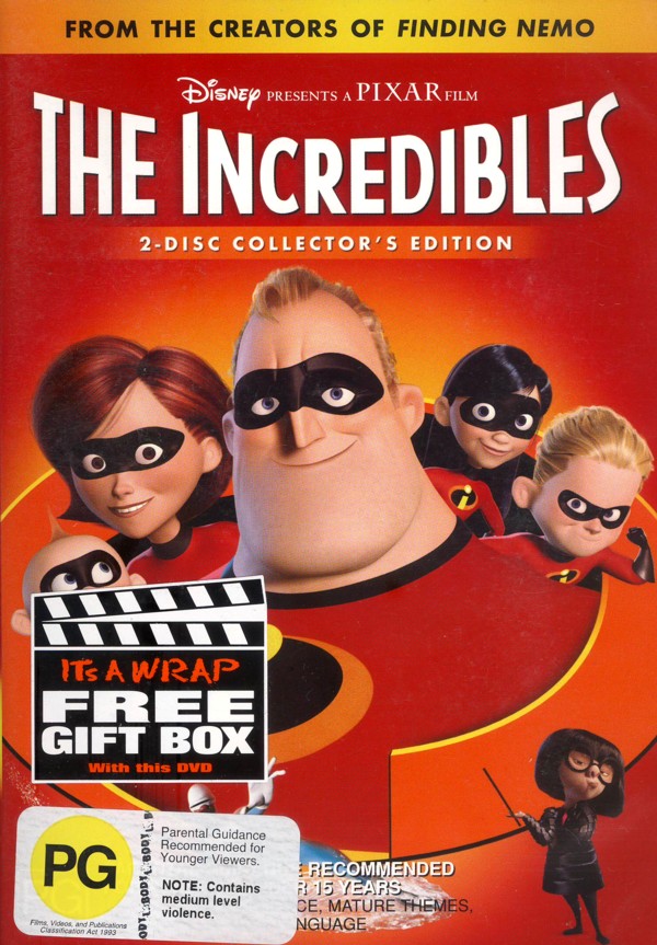 Incredibles, The - Collector's Edition (2 Disc Set) on DVD