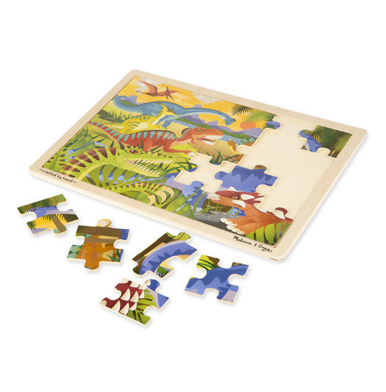 Melissa & Doug: Dinosaur Wooden Jigsaw 24pc