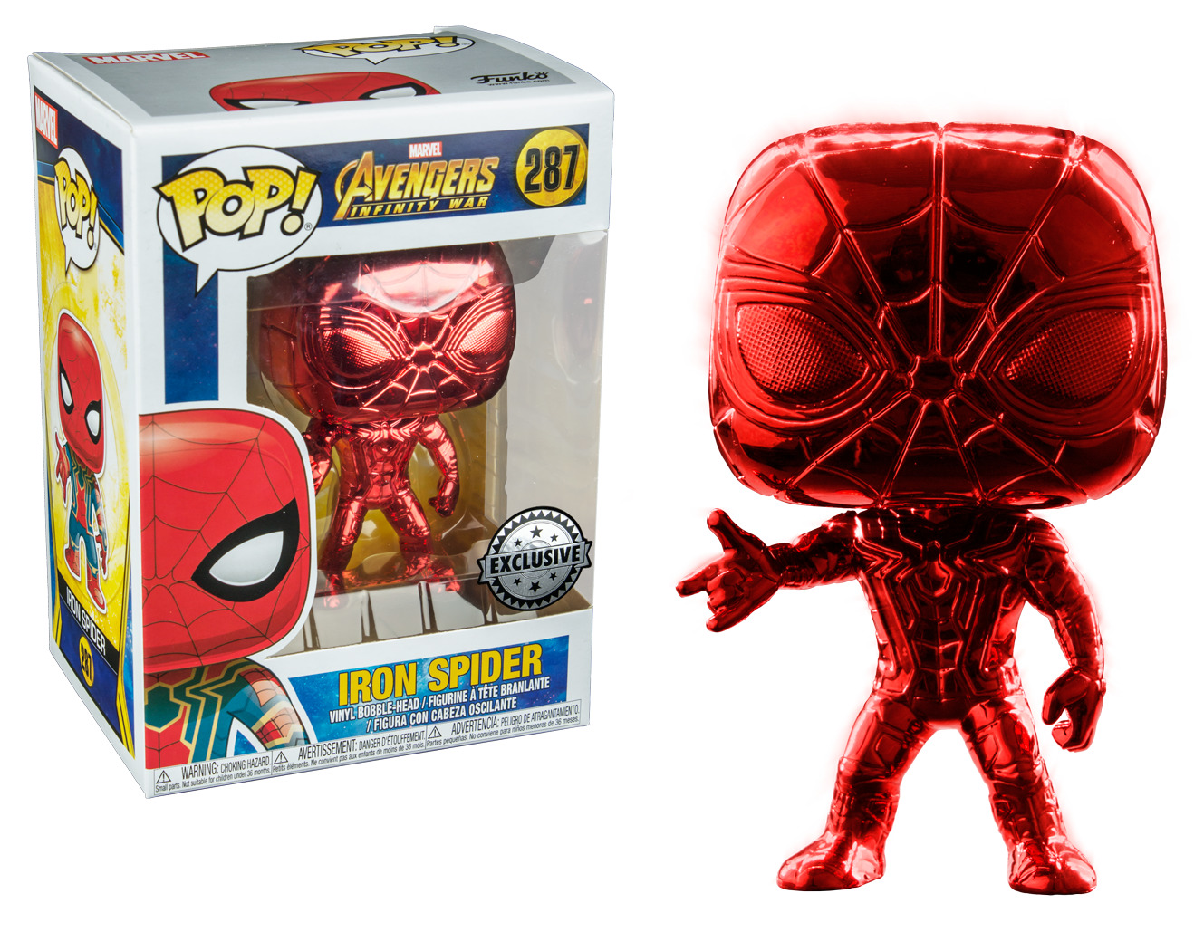 Avengers: Infinity War - Iron Spider (Red Chrome) Pop! Vinyl Figure image