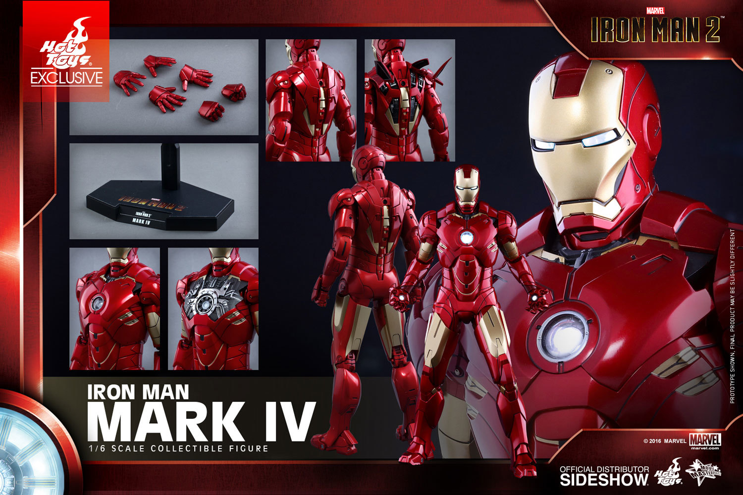 Iron Man 2 - Mark IV 1:6 Scale Collectible Figure image