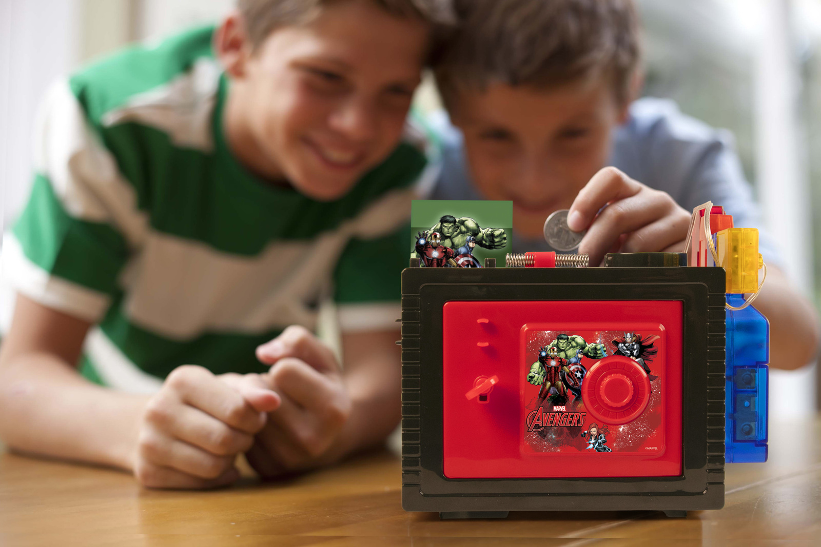 Buy 4M Avengers Logiblocs Smart Talking Bank at Mighty Ape NZ