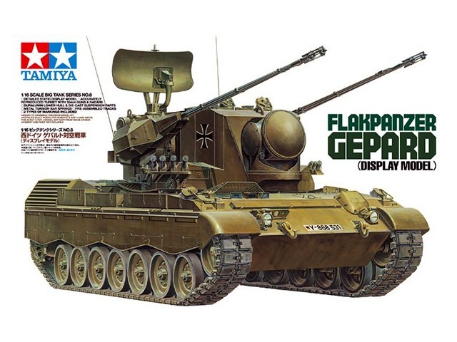 Tamiya 1/35 West German Flakpanzer Gepard - Model Kit image