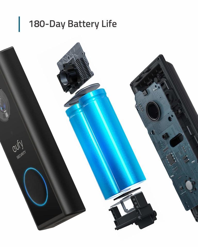 Eufy Video Doorbell 2K (Battery) Plus Home Base 2 at Mighty Ape NZ