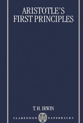 Aristotle's First Principles by Terence H. Irwin image