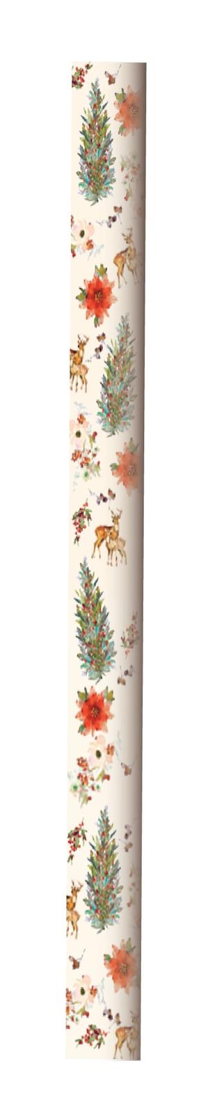 Hallmark: Christmas Wrap 5m Roll - Tree Wreath