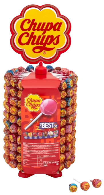 The Best of Chupa Chups Lolly Tower 200pk image