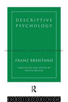 Descriptive Psychology by Franz Brentano image