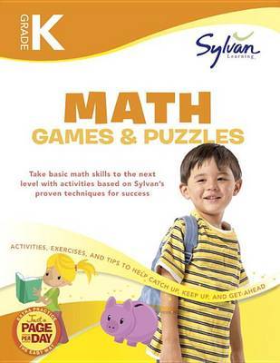 Kindergarten Math Games & Puzzles (Sylvan Workbooks) by Sylvan Learning image