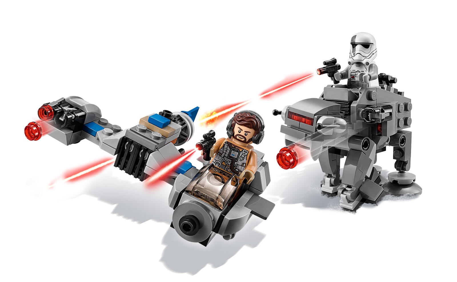 LEGO Star Wars: Ski Speeder vs. First Order Walker - Microfighters Set (75195) image