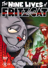 The Nine Lives Of Fritz The Cat on DVD The Nine Lives Of Fritz The Cat on DVD