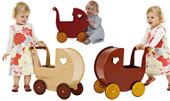 Moover Doll's Pram - Red