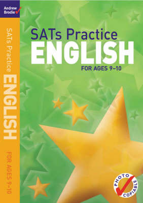 SATs Practice English: For Ages 9-10 by Andrew Brodie image