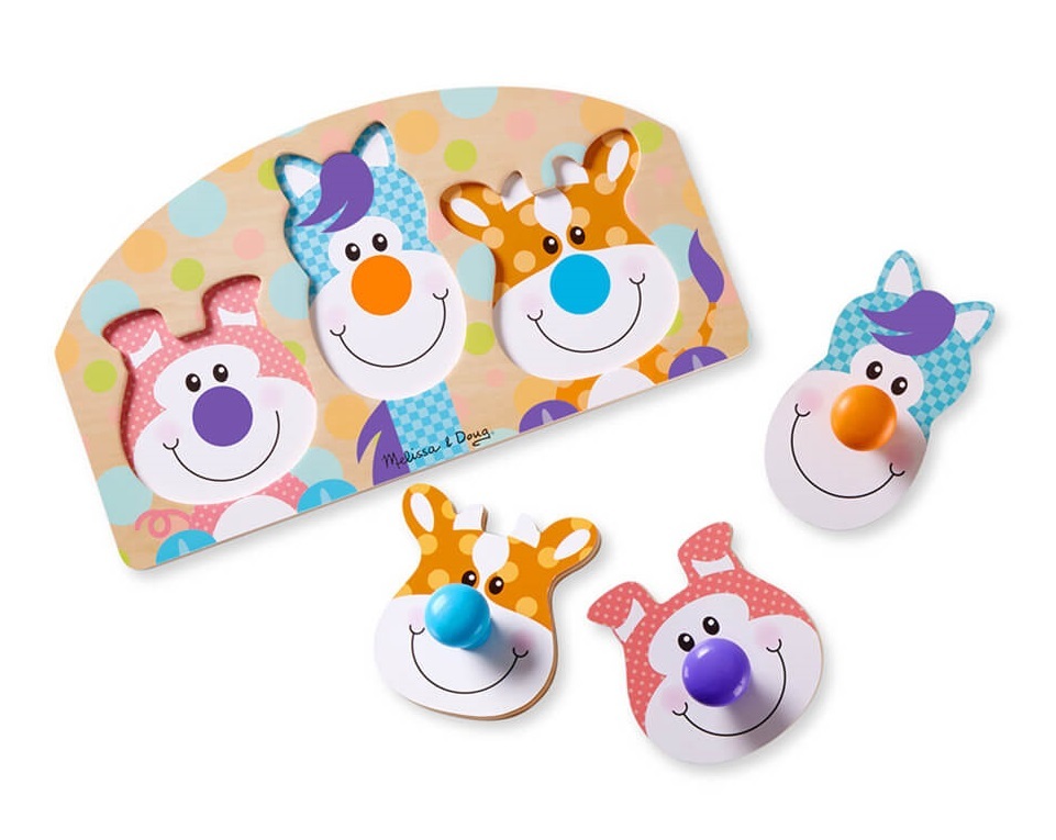 Buy Jumbo Farm Wooden Knob Puzzle at Mighty Ape NZ