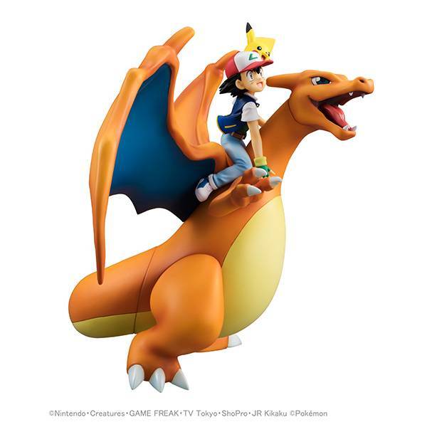 Pokemon: G.E.M. - Satoshi (Ash) & Pikachu & Charizard image