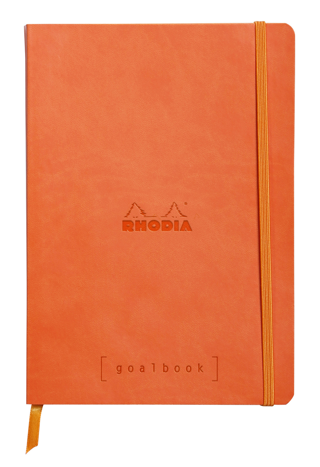 Rhodiarama Goalbook A5 Dotted Tangerine image