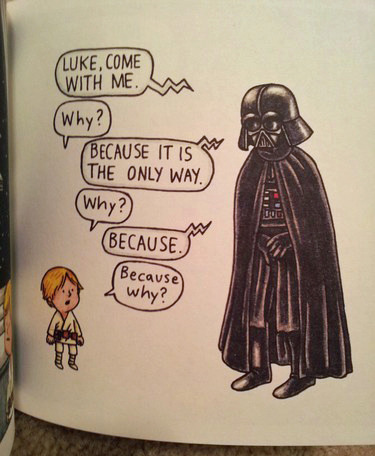 Darth Vader and Son by Jeffrey Brown image