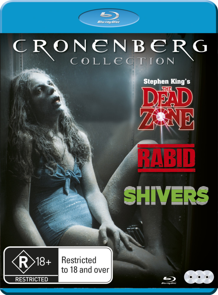 David Cronenberg Collection - Rabid/Shivers/Dead Zone on Blu-ray