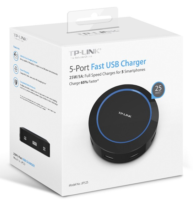 TP-Link UP525 25W 5-Port USB Charger image