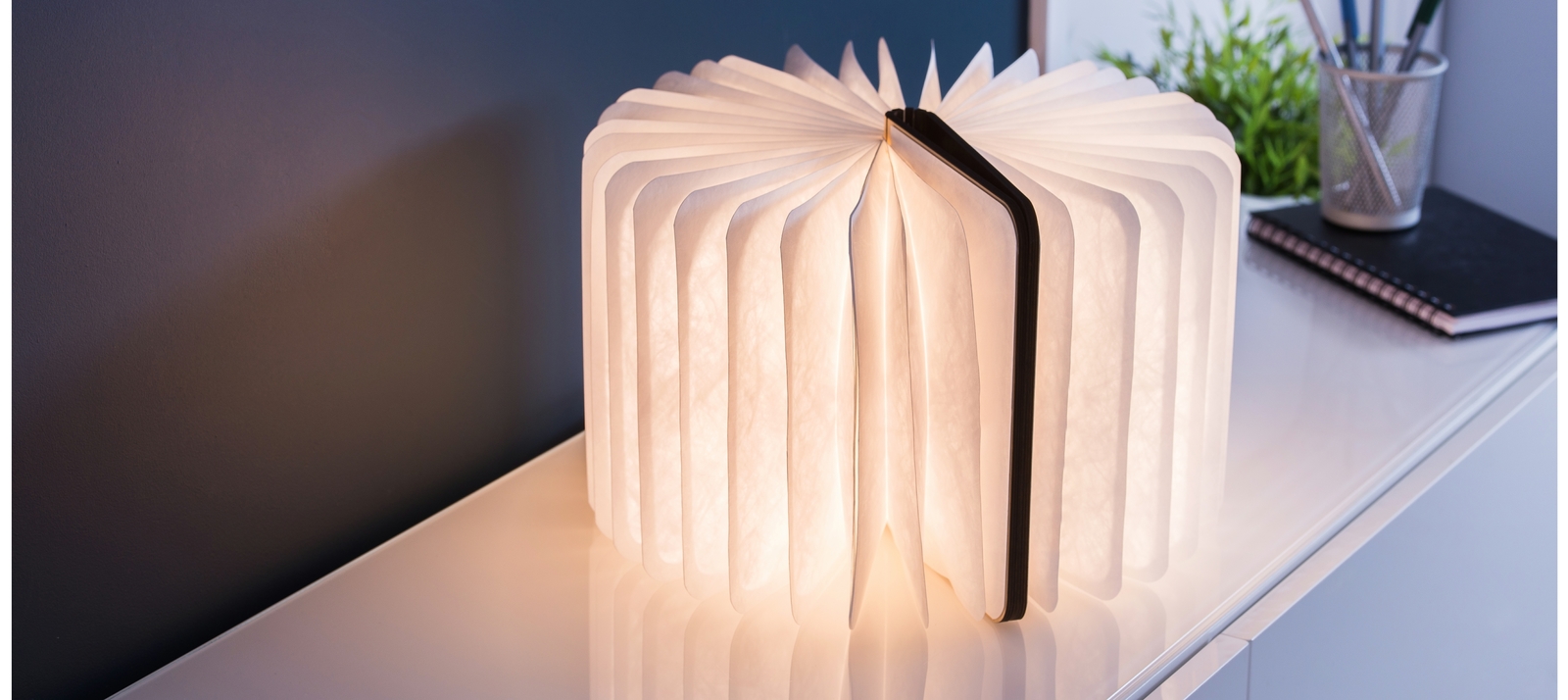 Walnut Mini Smart Led Light Book image